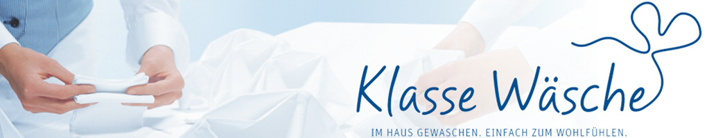 Klasse Wäsche Banner