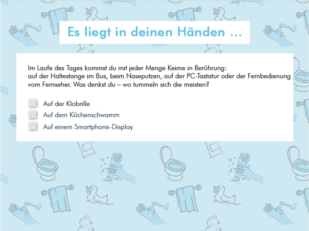 Kampf den Keimen! Pubertät